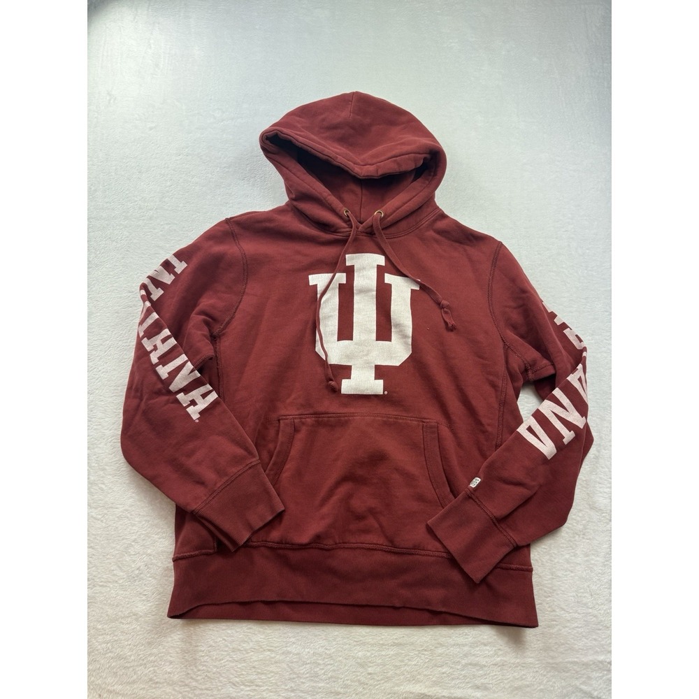 Tailgate Indiana Hoosiers Hoodie‎ Red Pullover Sweatshirt Size L